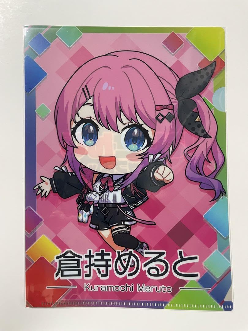 にじさんじ　倉持めると　アクリル　クリアファイル にじさんじ Idios くじ 倉持めると クリアファイル - メルカリ